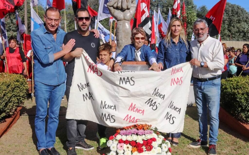 Cañuelas- Acto por la Memoria verdad y Justicia en el Monumento a la Resistencia.