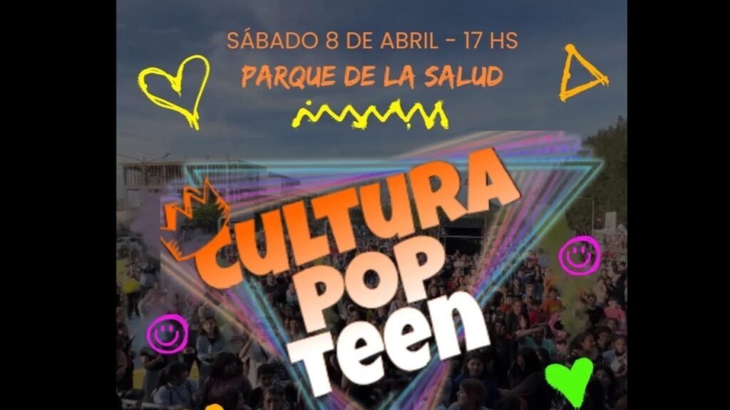 Cañuelas - Este sábado 8 otra edición de Cultura Pop Teen, en el parque de la Salud.