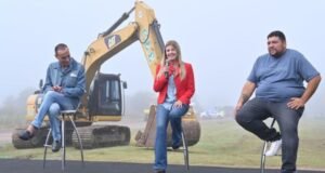 Gobernador Udaondo Cañuelas - Comienzan las obras de asfalto en el Camino del 72.