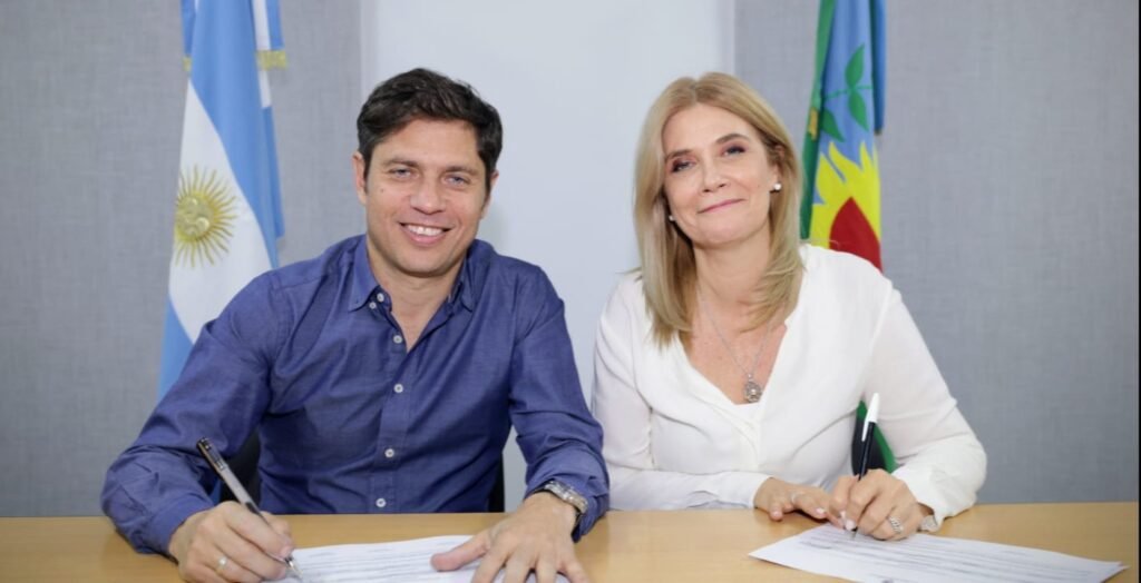 Kicillof - Lanzó su candidatura a la reelección como gobernador.