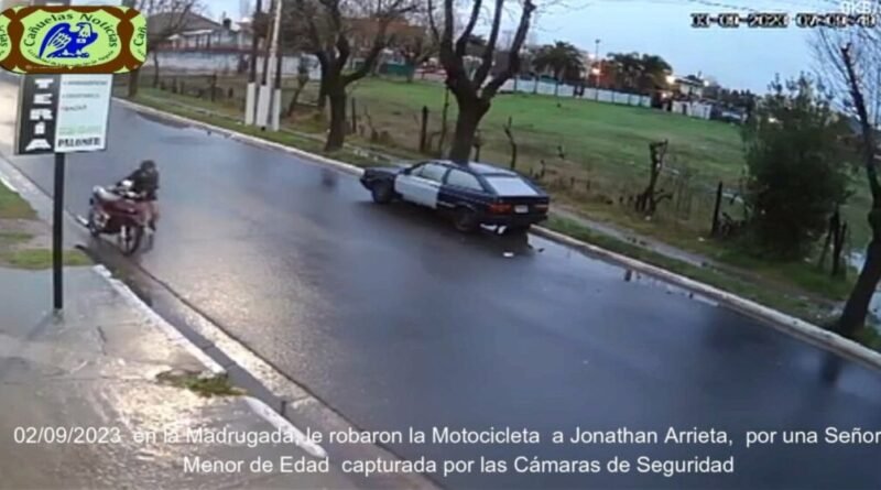 Cañuelas – Robo una moto Una Mujer en la madrugada del Domingo.
