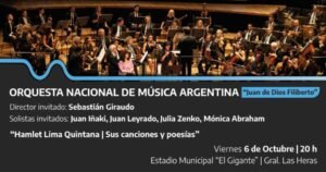 Las Heras -  Orquesta Nacional de Música Argentina “Juan de Dios Filiberto”
