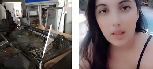 Máximo Paz Incidente en Carnicería Los Bachitos de  por un Patrullero, Testimonio de Julieta Gazzi