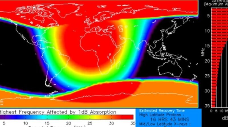 Alerta Tormenta Geomágnetica sigue la actividad de plasma coronal, hacia la tierra.