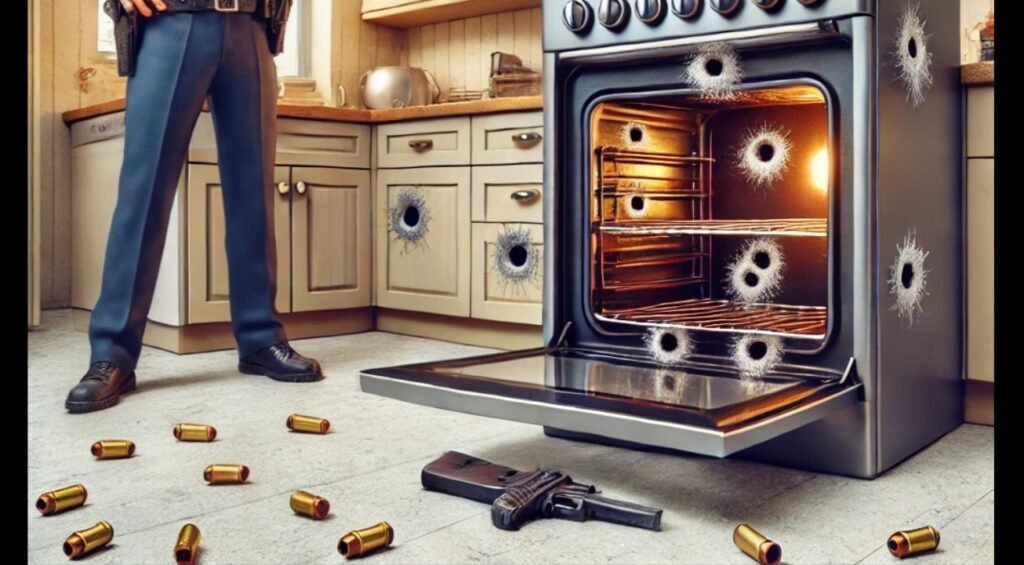 Bolívar – ¡fuego cruzado en la cocina! el insólito tiroteo dentro de un horno.