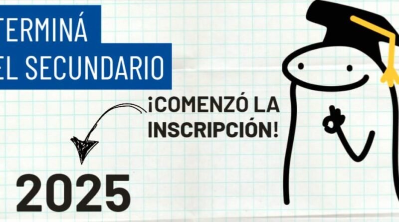 Cañuelas – es tu momento! terminá el secundario con el programa fines.