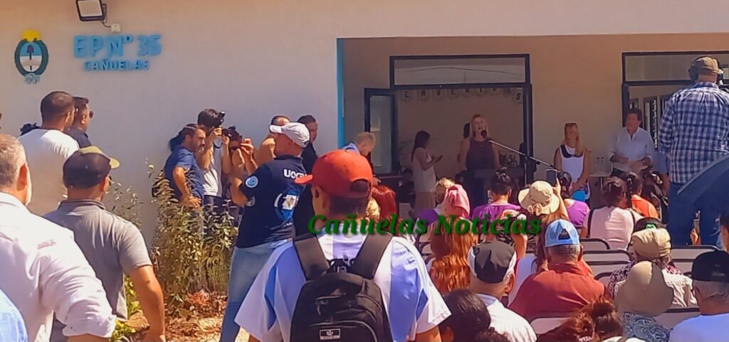 Cañuelas - Se  Inaugura Escuela en Máximo Paz Oeste: Provincia Avanza con Obras Pese al Recorte de Fondos Nacionales.