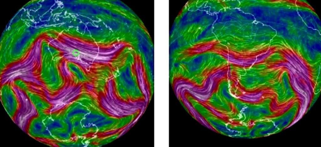 Alerta Climática Global - Alteraciones Sin Precedentes en las Corrientes de Chorro del Hemisferio Sur .