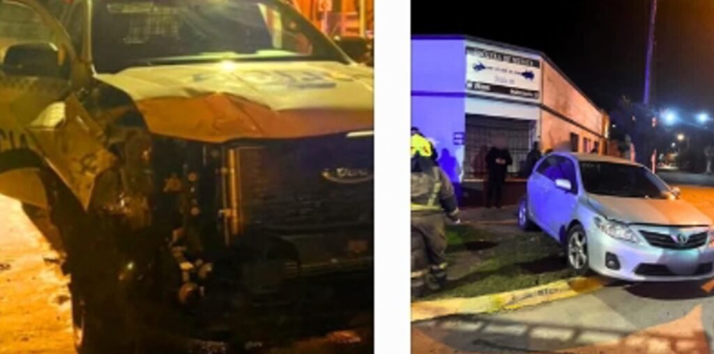 Cañuelas Accidente Grave en Mitre y Basavilbaso, patrullero Policial involucrado.
