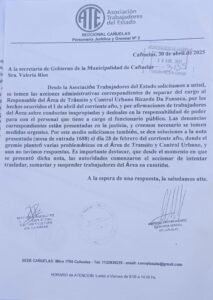 Cañuelas -  Denuncias de Acoso y Abuso de Poder Sacuden el Área de Tránsito - img 20250430 wa00038125650343727503208