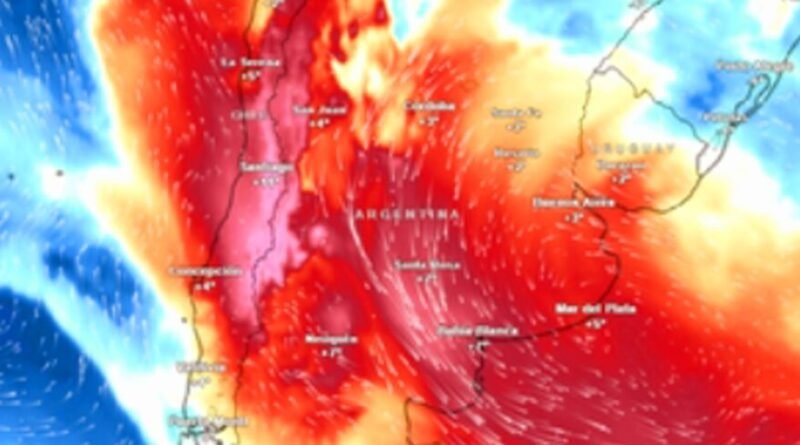 Cañuelas y Buenos Aires del hielo al calor.en la montaña rusa climática post ola polar