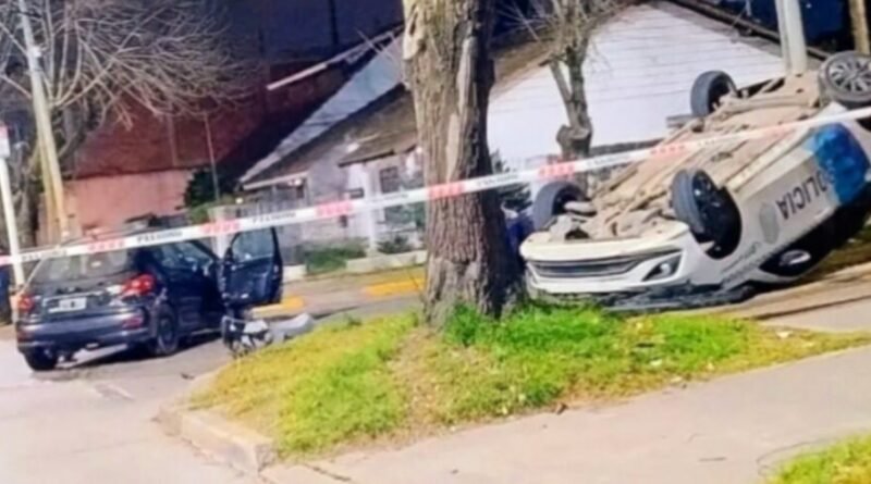 Maximo Paz Cañuelas Persecución Policial Originada,  Termina en Violento Choque en Monte Grande.