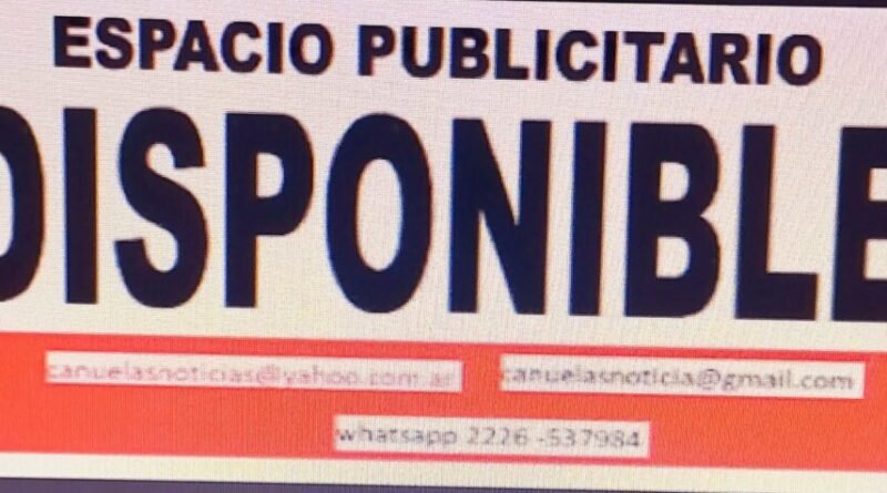 Publicidad de Cañuelas Noticias