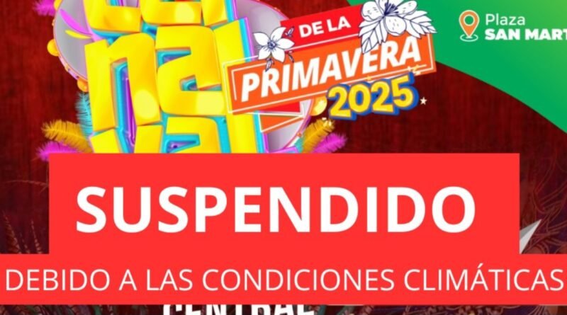 Cañuelas -Suspendido  el Carnaval de Primavera, una fiesta de color y música en la Plaza San Martín