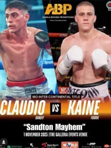 Cañuelas Claudio Daneff vs. Kaine Sandton Mayhem" en Sudáfrica. - wp 17585105201891501177122217359147