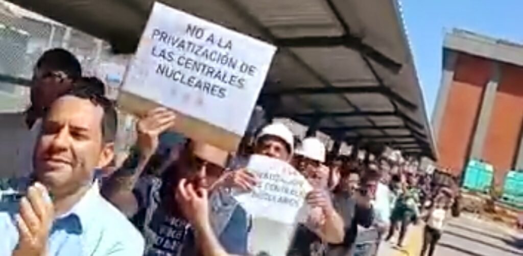 Atucha - Los Trabajadores resisten la privatización de las centrales nucleares.