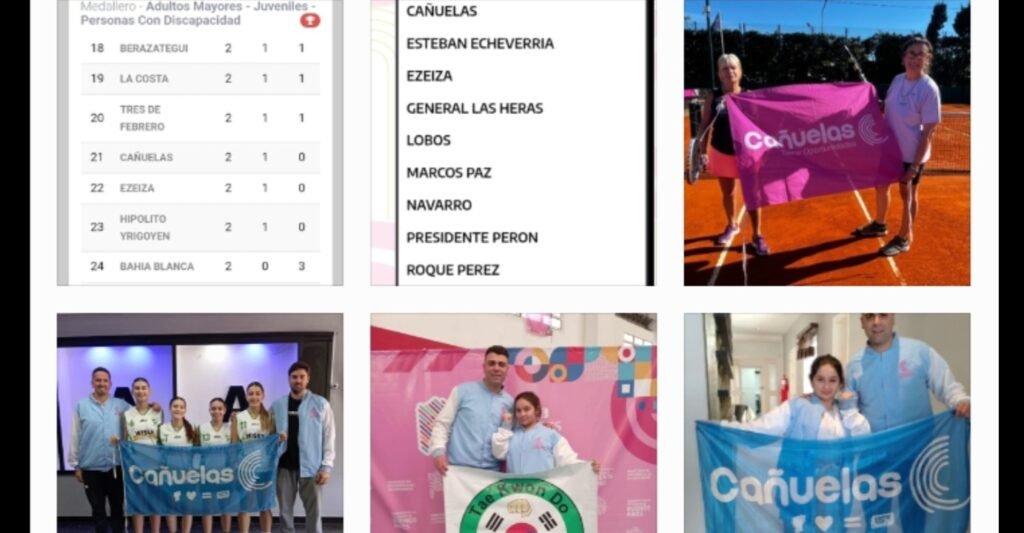 Cañuelas Juegos Bonaerenses 2025-  los Cañuelenses brillan en Mar del Plata con dos oros y una plata