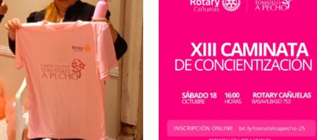 Cañuelas -  Se Viste de Rosa: Una Jornada de Conciencia y Esperanza en la XIII Caminata “Tomátelo a Pecho”