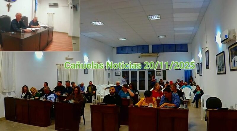 Cañuelas HCD -  Tensión y Parálisis. La Oposición Retiró el Quórum y la Sesión Quedó en Cuarto Intermedio