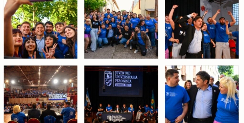 Kicillof encabezó la renovación de autoridades de la Juventud Universitaria Peronista