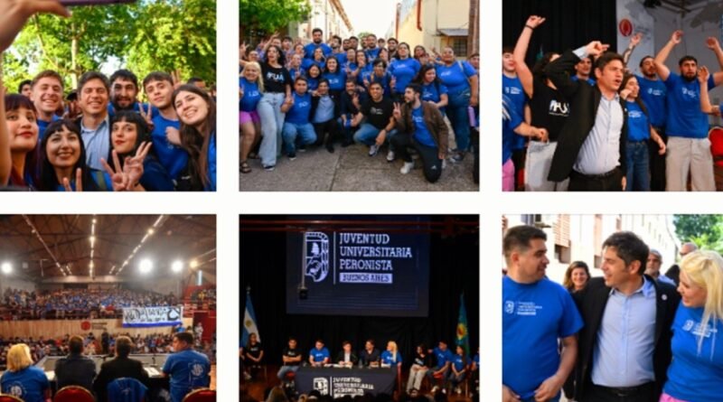 Kicillof encabezó la renovación de autoridades de la Juventud Universitaria Peronista
