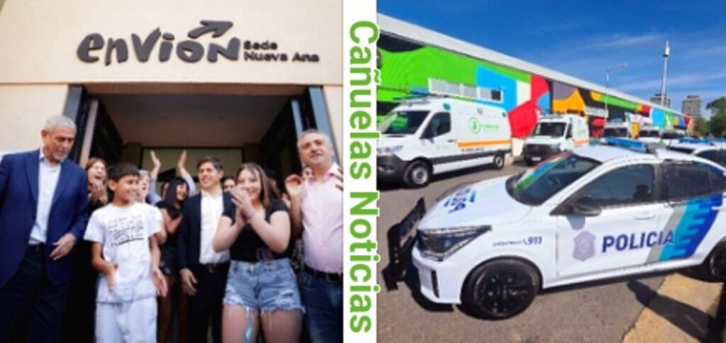 Avellaneda Kicillof - Refuerza la seguridad y la infraestructura social en con nueva dotación y obras.
