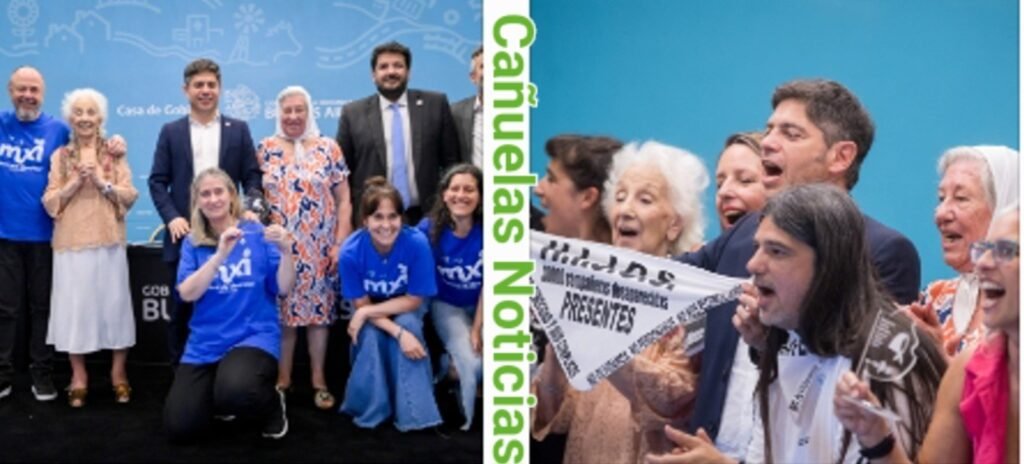 La Plata Kicillof - Reafirma el Compromiso con los Derechos Humanos.