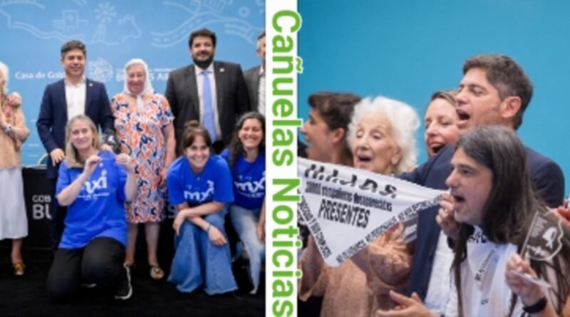 La Plata Kicillof - Reafirma el Compromiso con los Derechos Humanos.