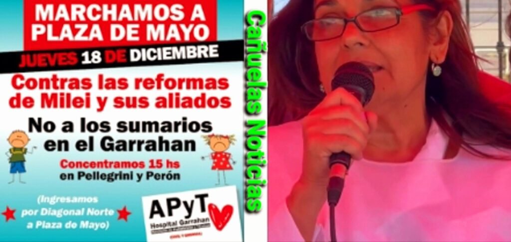 Trabajadores del Garrahan -  Marchan el 18/12  a Plaza de Mayo.