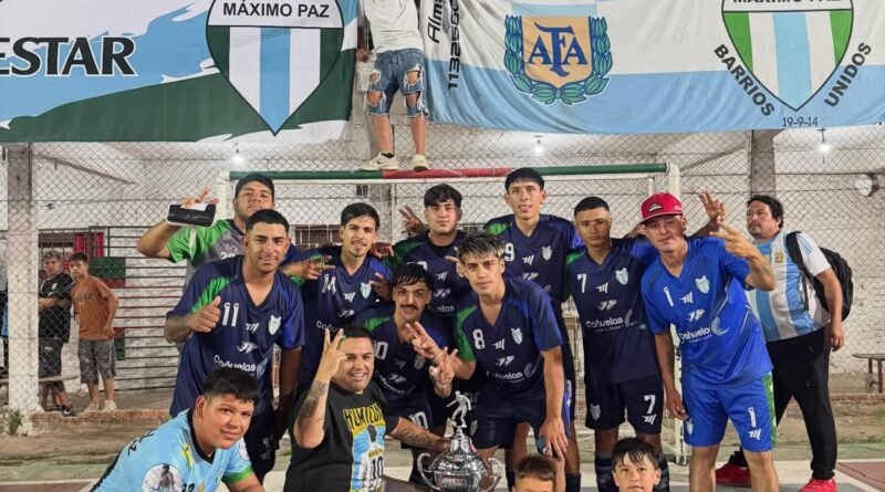 Futsal Máximo Paz Escribe un Año Histórico en el Polideportivo Municipal- 