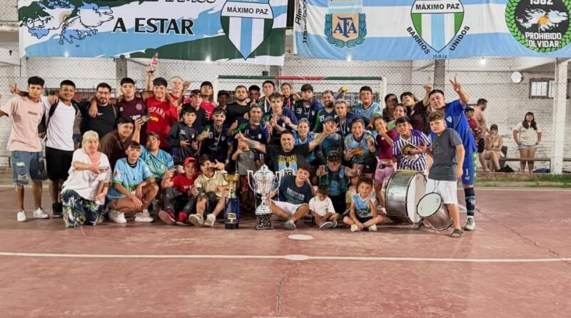 Futsal Máximo Paz Escribe un Año Histórico en el Polideportivo Municipal- 