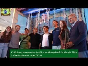 Kicillof recorre muestra científica en Museo MAR de Mar del Plata youtube