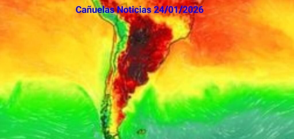 Argentina - Un "muro" atmosférico sobre cuándo llega el pico de calor extremo.