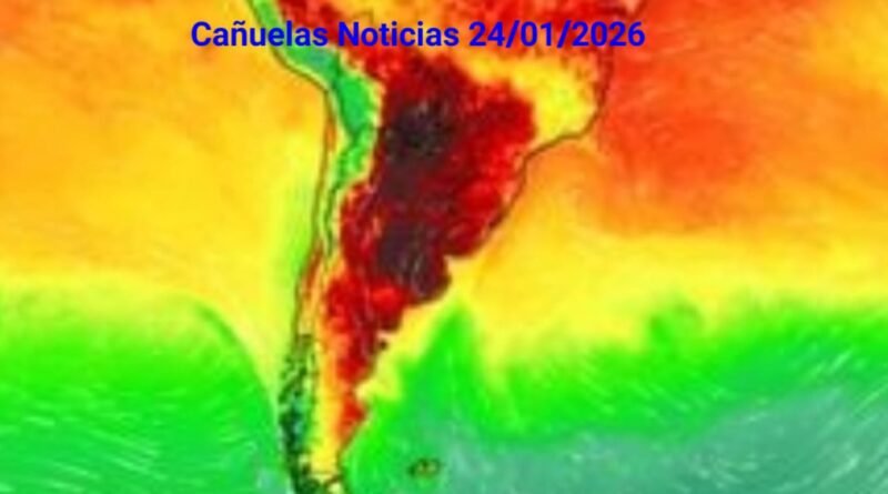 Argentina - Un "muro" atmosférico sobre cuándo llega el pico de calor extremo.