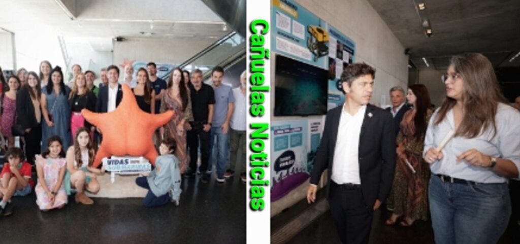 Kicillof recorre muestra científica en Museo MAR de Mar del Plata