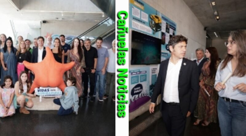 Kicillof recorre muestra científica en Museo MAR de Mar del Plata