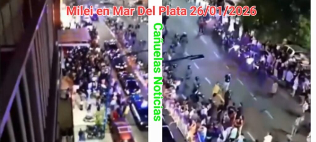 Mar del Plata “La coreografía del poder: Milei en  entre seguidores, vallas y protestas”