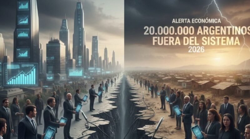 ALERTA ECONÓMICA: Los 20 millones de argentinos que pueden quedar fuera del sistema financiero en 2026