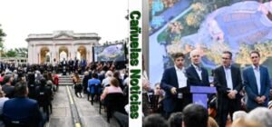 Kicillof La Plata - Lanza la restauración del Teatro del Lago y critica el ajuste de Nación.