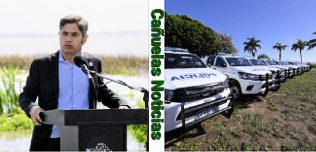 San Isidro Kicillof -  entregó nuevos patrulleros para fortalecer la seguridad.