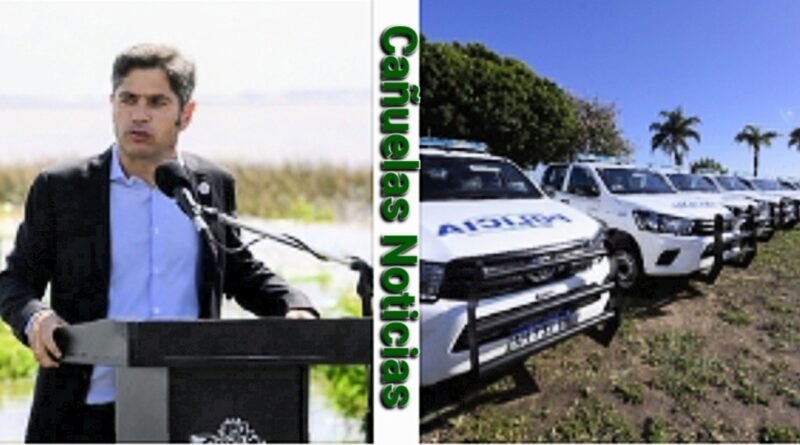 San Isidro Kicillof -  entregó nuevos patrulleros para fortalecer la seguridad.