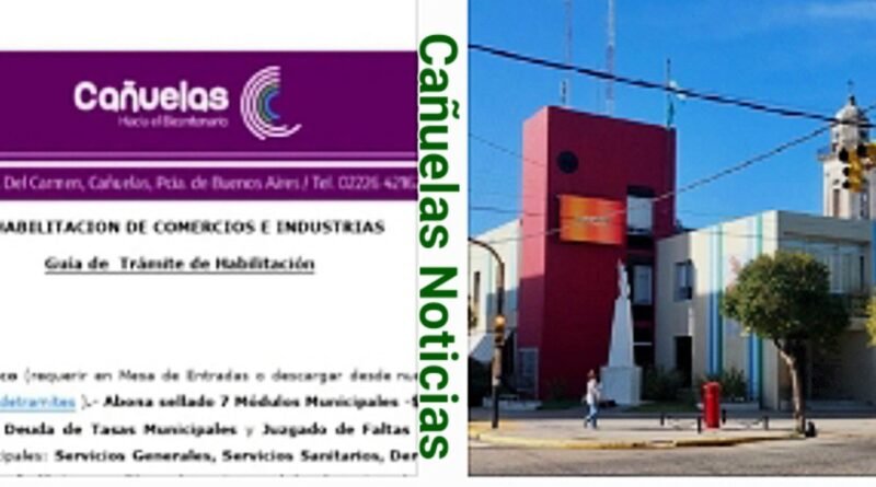 Cañuelas renueva beneficios para comercios y pymes: 100% de exención en remises y habilitaciones