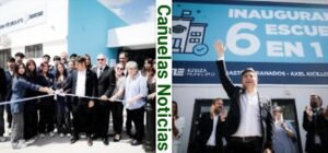 Ezeiza Kicillof - inauguró seis edificios educativos en un día.
