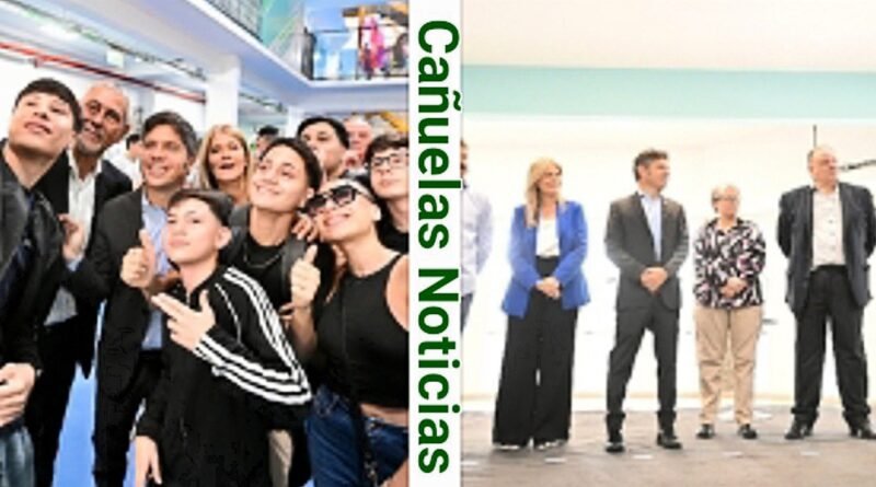 Kicillof inauguró obras escolares en Avellaneda y criticó el desfinanciamiento educativo nacional