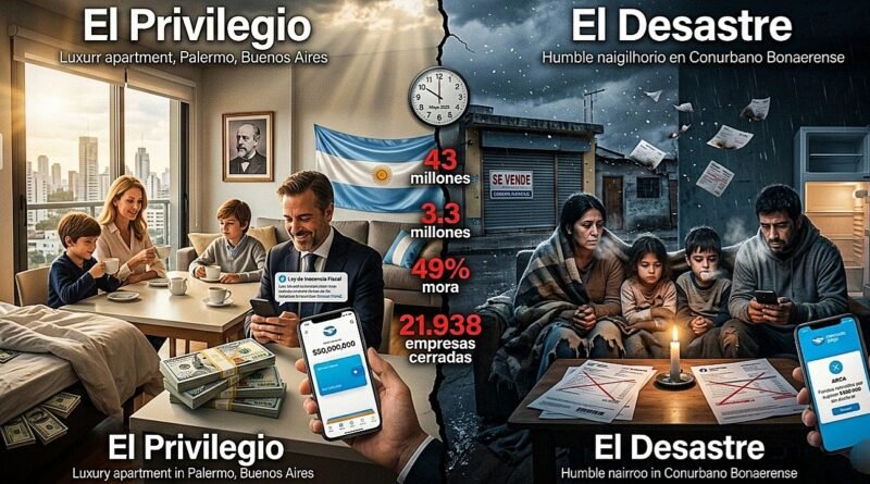 La Tormenta de Milei: 43 Millones de Argentinos Fuera del Sistema, rumbo al Colapso Social de Mayo
