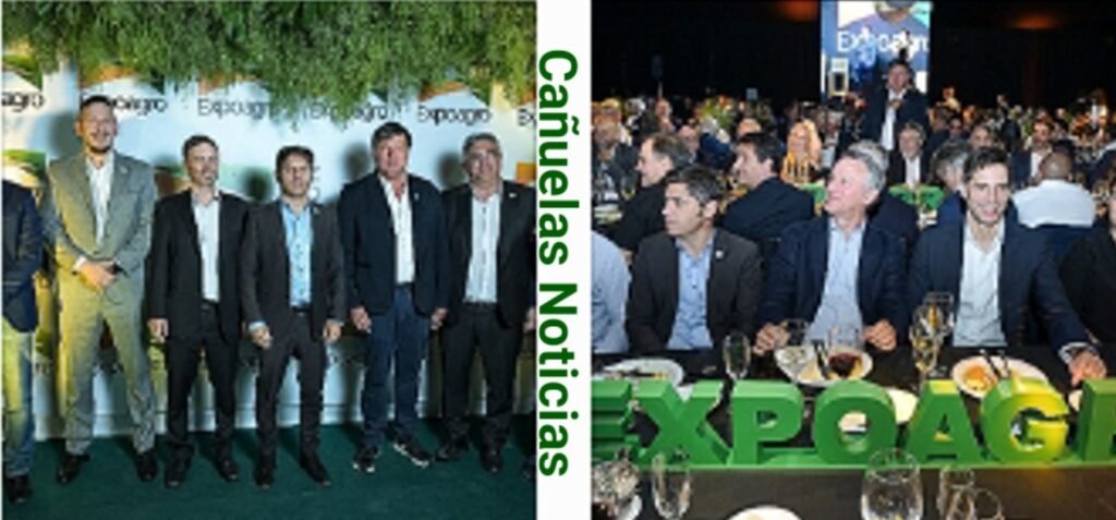 San Nicolás Kicillof -  participó en la cena inaugural de Expoagro 2026.