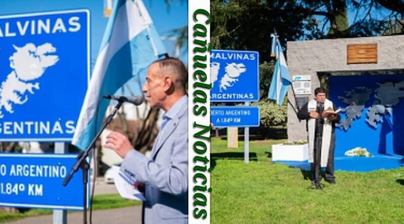 Cañuelas honró a los caídos en Malvinas y los 20 años de su monumento
