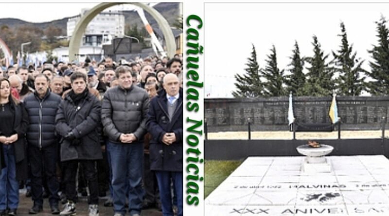 Kicillof en Tierra del Fuego por la gesta de Malvinas