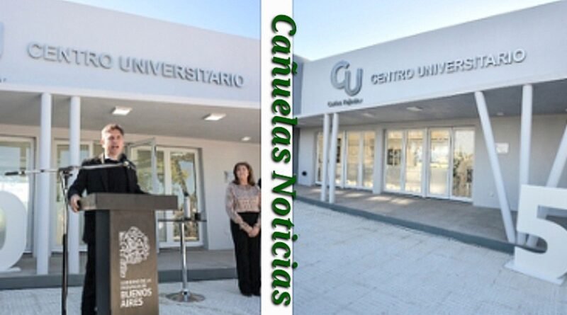 Kicillof inaugura en Carlos Tejedor el centro universitario Nº50 del Programa Puentes