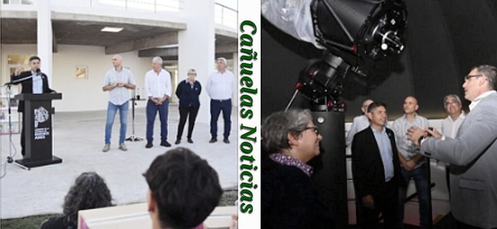 Kicillof Inaugura un  observatorio astronómico en Alberti